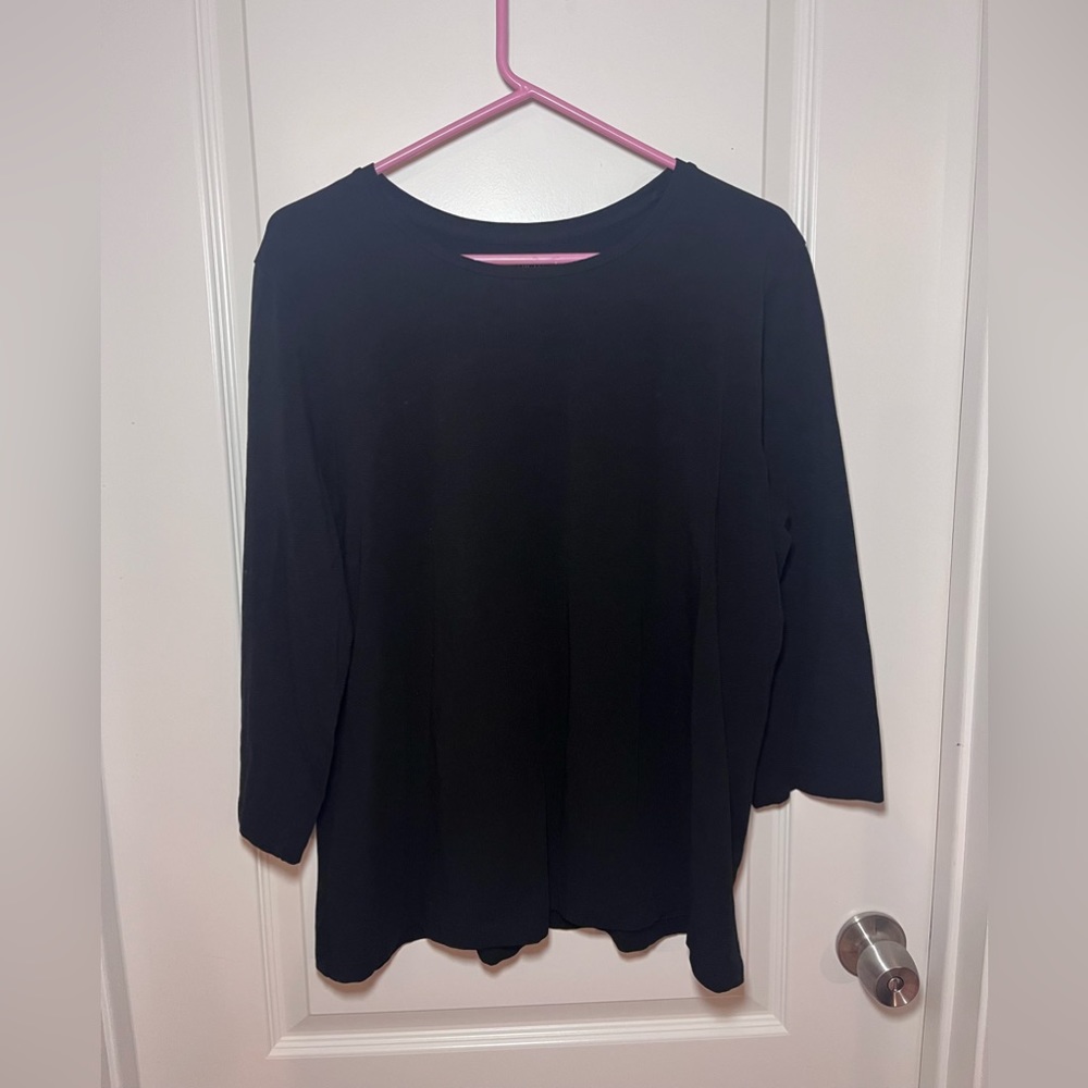 Chicos The Ultimate Tee 3/4 Sleeve Shirt